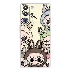 Чохол з Лабубу на ZTE Nubia RedMagic 10 Pro (Золота мавпа Bored Ape)