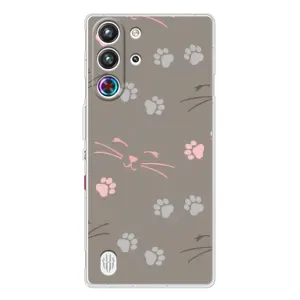 Чохол з малюнком кіт на ZTE Nubia RedMagic 10 Pro (Лапи і вуса)