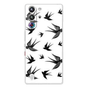 Чохол з пташками на ZTE Nubia RedMagic 10 Pro (VPrint) (Ластівки)