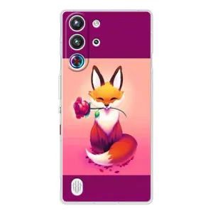 Чохли з картинкою Лисичка для ZTE Nubia RedMagic 10 Pro (VPrint) (Лиса з трояндою)