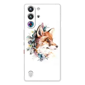 Чохли з картинкою Лисичка для ZTE Nubia RedMagic 10 Pro (VPrint) (Лиса в квітах)