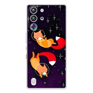 Чохли з картинкою Лисичка для ZTE Nubia RedMagic 10 Pro (VPrint) (Лисички космонавти)