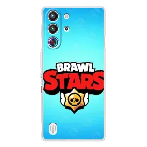 Чехлы Brawl Stars для ZTE Nubia RedMagic 10 Pro (AlphaPrint) (Лого Бравл Старс)