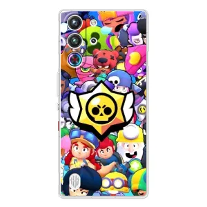 Чехол для ZTE Nubia RedMagic 10 Pro Бравл Старс (VPrint) (Лого Brawl Stars)