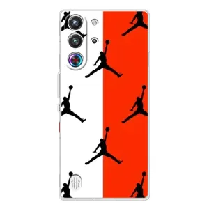 Чохли для ZTE Nubia RedMagic 10 Pro - з картинкою JORDAN (AlphaPrint) (Лого Джордан)
