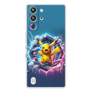 Чохол з Пікачу на ZTE Nubia RedMagic 10 Pro (Лого Пікачу)
