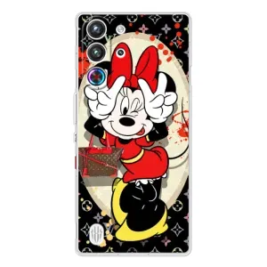 Чохол Disney Mouse ZTE Nubia RedMagic 10 Pro (PREMIUMPrint) (Мінні peace)
