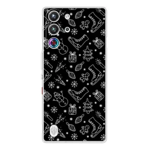 Новорічні, Святкові Чохли для ZTE Nubia RedMagic 10 Pro - 2024 год (Новорічний фон)