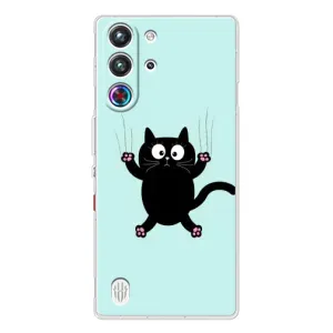 Чохол з принтом для ZTE Nubia RedMagic 10 Pro (AlphaPrint) Модні коти (Падаючий кіт)