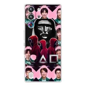 Чохол Гра в кальмара для ZTE Nubia RedMagic 10 Pro (Учасники Гра кальмара)