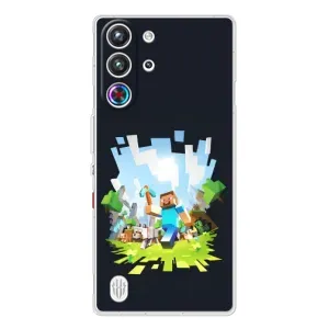 Чохол Майнкрафт на ZTE Nubia RedMagic 10 Pro (AlphaPrint) Minecraft (персонажі Minecraft)
