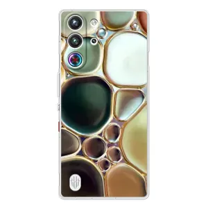 Мраморний чехол на ZTE Nubia RedMagic 10 Pro (VPrint) (Радужний Мрамор)