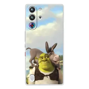 Чохол з мультфільмом Шрек на ZTE Nubia RedMagic 10 Pro (Шрек та Осел)