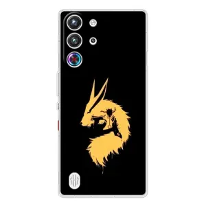 Naruto Anime Чохли для ZTE Нyбiя РedМаgіc 10 Про (AlphaPrint) (силует Курама Наруто)