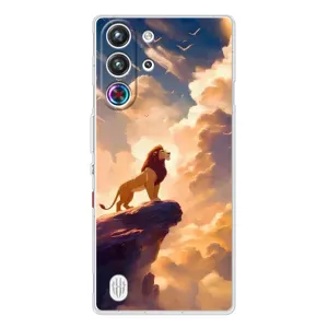 Чохол Король лев на ZTE Нyбiя РedМаgіc 10 Про (Сімба на скелі)