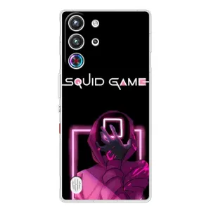 Чохол Гра в кальмара для ZTE Nubia RedMagic 10 Pro (Неоновий охоронець гри)