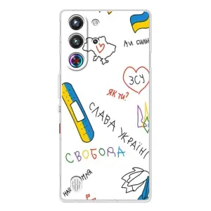 Чохли (Доброго вечора, ми за України) для ZTE Нyбiя РedМаgіc 10 Про (AlphaPrint) (Стикер)