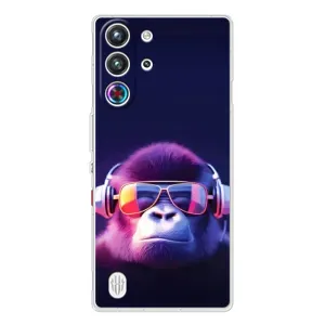Чохол з Мавпами ZTE Nubia RedMagic 10 Pro - (AlphaPrint) (Стильна мавпа)