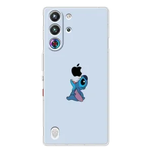 Чохол з принтом Стіч на ZTE Nubia RedMagic 10 Pro (Stitch apple)
