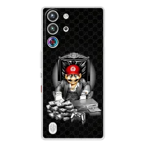Чохли з крутими принтами для ZTE Nubia RedMagic 10 Pro - (PREMIUMPrint) (Супер Маріо)