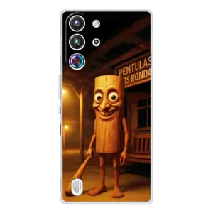 Чохол з мемом Тралалело тралала на ZTE Nubia RedMagic 10 Pro (Тунг тунг сахур)