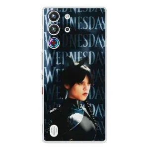 Чохли Венсдей на ZTE Nubia RedMagic 10 Pro Уенсдей (AlphaPrint) (Венздей кішка)