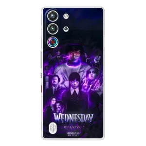 Чохол з дизайном Венздей 2 на ZTE Nubia RedMagic 10 Pro (Фіолетова магія Венздей)