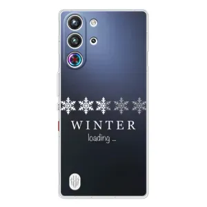 Зимні Чохли для ZTE Нyбiя РedМаgіc 10 Про - прозорий фон (Winter loading)