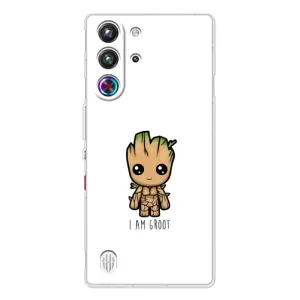 Чохол МАРВЕЛ для ZTE Нyбiя РedМаgіc 10 Про (AlphaPrint) (Я є Грут)