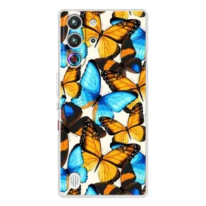 Чохол з принтом для ZTE Нyбiя РedМаgіc 10 Про - (Прикольні) (AlphaPrint) (Яскраві метелики)