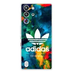 Чохли Адидас для ZTE Nubia RedMagic 10 Pro (AlphaPrint) (Яскравий Адідас)