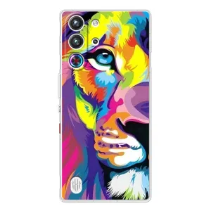 Чохол з картинкою ЛЕВ для ZTE Nubia RedMagic 10 Pro (VPrint) (Яскравий Лев)
