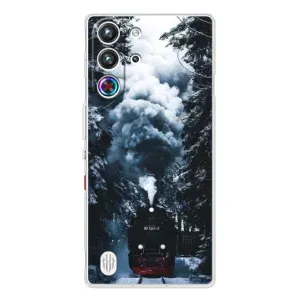 Новорічні, Святкові Чохли для ZTE Nubia RedMagic 10 Pro - 2024 год (Зимовий потяг)