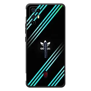 Чехлы Адидас для ZTE Nubia RedMagic 6R (AlphaPrint) (Адидас с полосами)