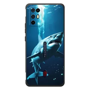 Чехол с картинкой «Хищники» для ZTE Nubia RedMagic 6R (Акула под водой)