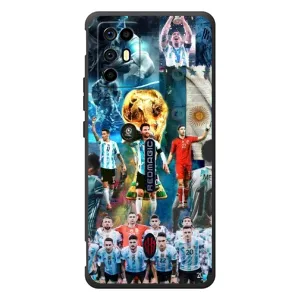 Чехлы Месси для ZTE Nubia RedMagic 6R (AlphaPrint) (Аргентина Месси)