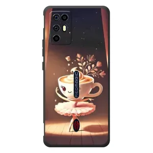 Чехол с мемом Тралалело тралала на ZTE Nubia RedMagic 6R (Балерина капучина)
