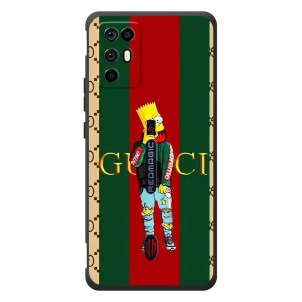 Чехол с принтом «Барт ГУЧЧИ» для ZTE Nubia RedMagic 6R