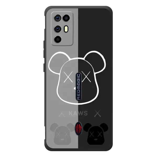 Чехол с принтом «БеарБрик глаза» для ZTE Nubia RedMagic 6R