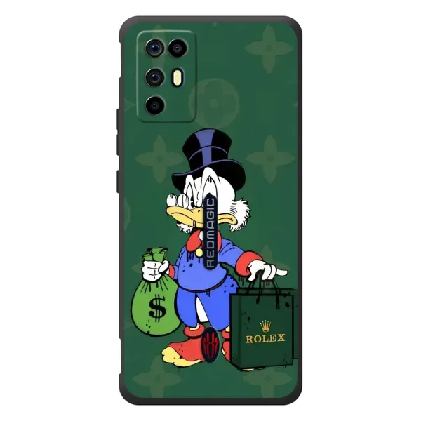Чехол с принтом «Богатая Утка» для ZTE Nubia RedMagic 6R