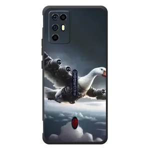 Чехол с мемом Тралалело тралала на ZTE Nubia RedMagic 6R (Бомбардини гусини)