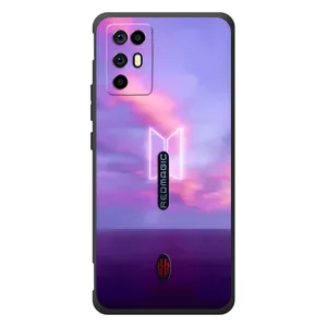 Чехлы BTS для ZTE Nubia RedMagic 6R (AlphaPrint) (BTS логотип)