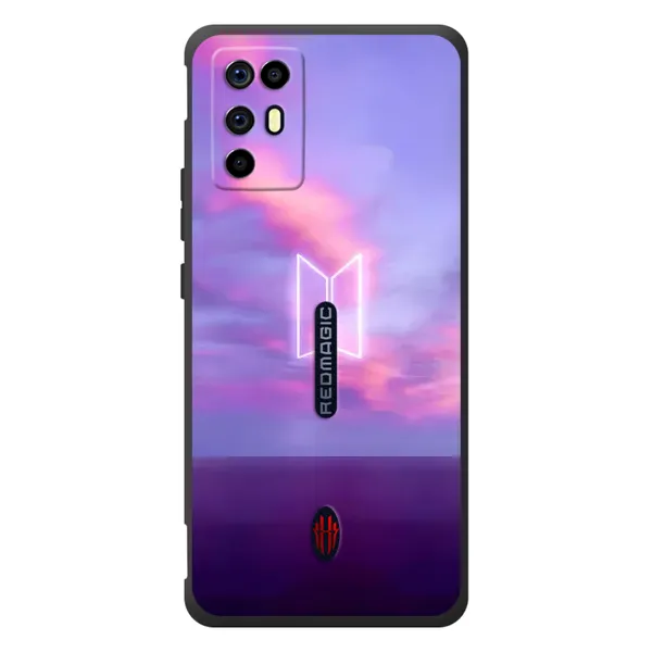 Чехол с принтом «BTS логотип» для ZTE Nubia RedMagic 6R