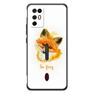 Чехлы с картинкой Лисички для ZTE Nubia RedMagic 6R (VPrint) (Девочка Лиса)