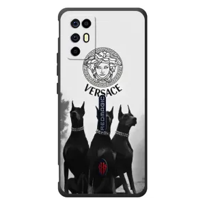 Чехлы VERSACE для ЗТЕ Нубия РедМэджик 6Р (PREMIUMPrint) (Доберман Версаче)
