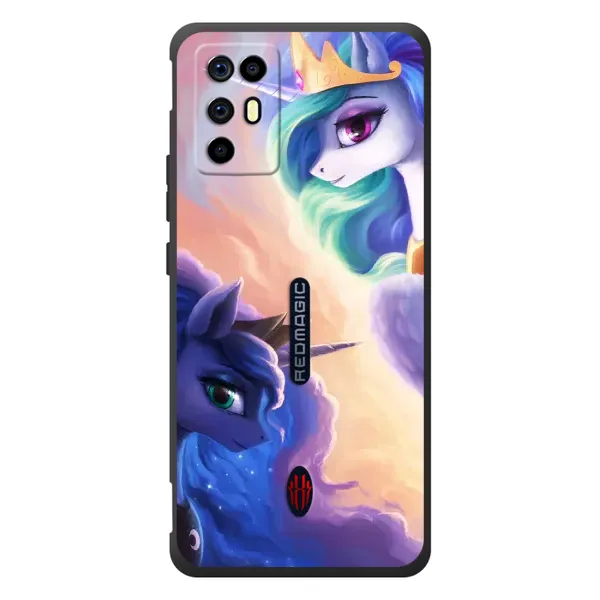 Чохол з принтом «Єдинорожки» для ZTE Nubia RedMagic 6R