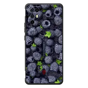 Чехлы с Фруктами для ZTE Nubia RedMagic 6R (VPrint) (Ежевика)