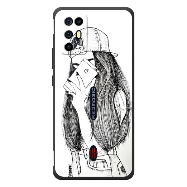 Чехол с принтом «Фото девочки» для ZTE Nubia RedMagic 6R