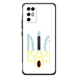 Чехлы для ZTE Nubia RedMagic 6R  Укр. Символика (AlphaPrint) (Герб из букв)