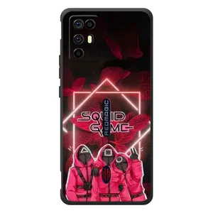 Чехол Гра в кальмара для ZTE Nubia RedMagic 6R (Охранники Игра кальмара)